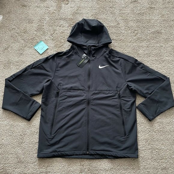 Nike Pro Winterized Woven Therma Black 